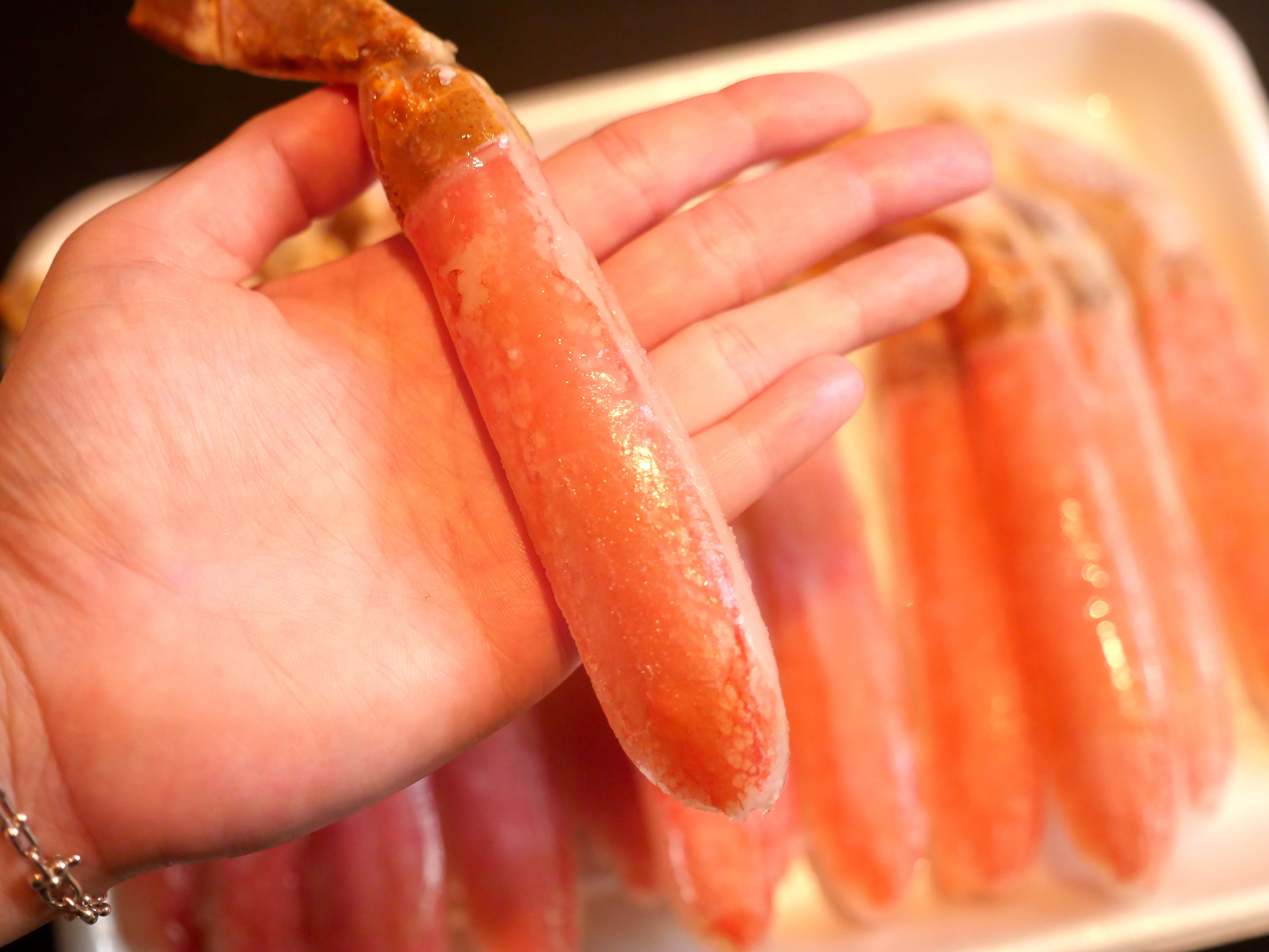 【蟹しゃぶ太脚厳選】しゃぶしゃぶ用ズワイガニ"生"むき身(13本/500g)・冷凍