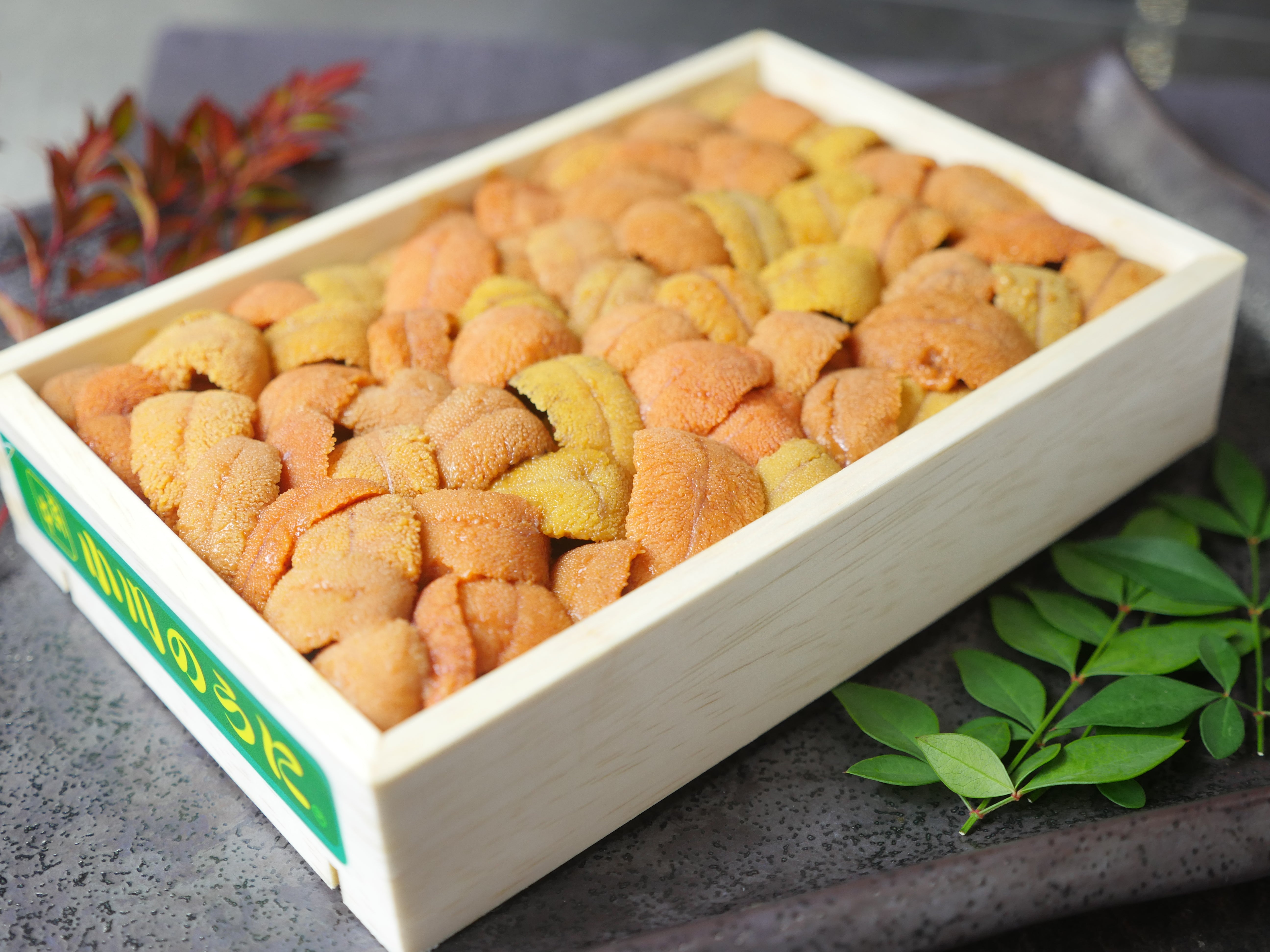 【小川のウニ】「バフンウニ」バラ(約250g)弁当箱 豊洲市場直送・冷蔵