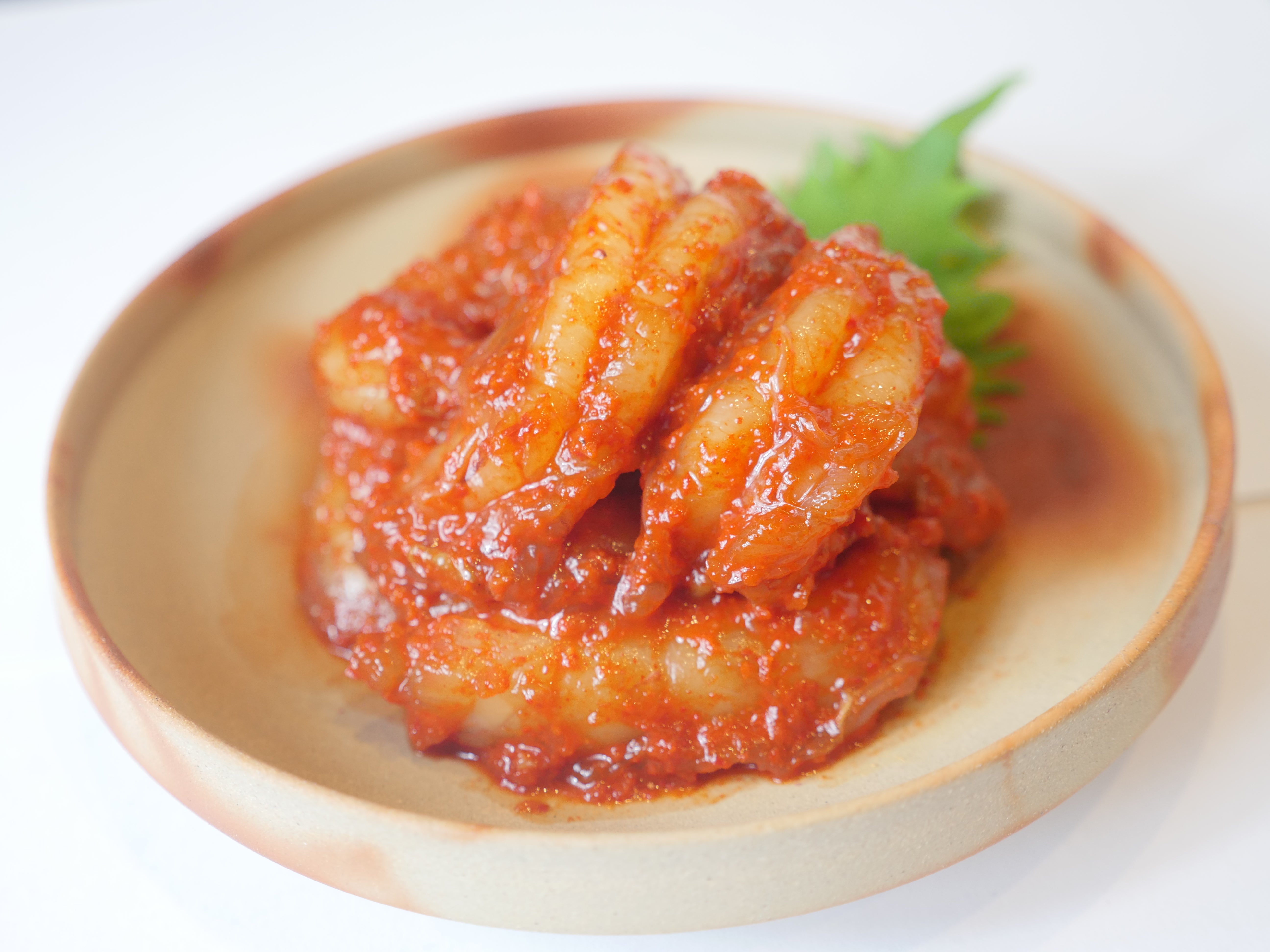 【これが本当の海鮮キムチ】「手剥き大赤海老」300g・冷凍