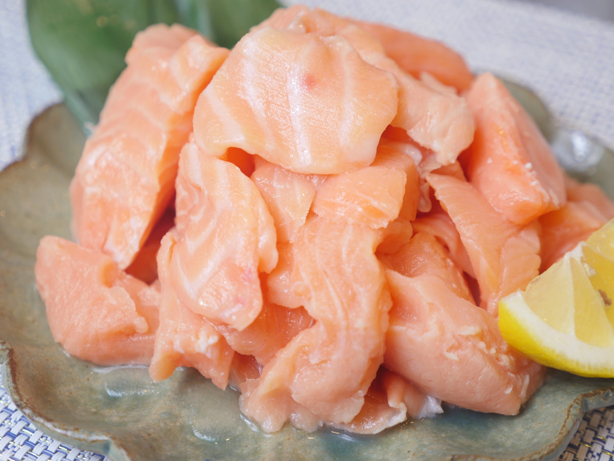 【訳あり】アトランティックサーモン切り落とし刺身用500g・冷凍