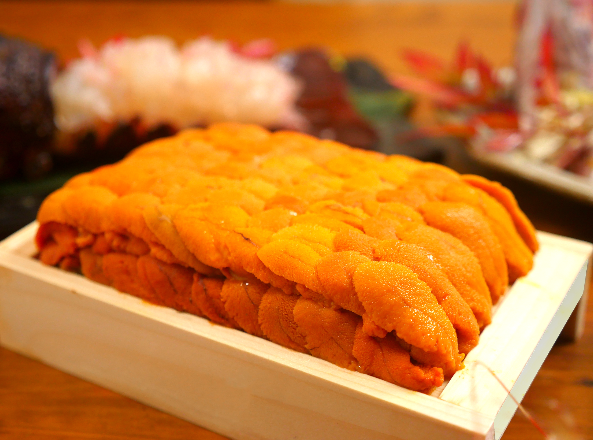 ウニウニ 板うに特盛300g】バフンウニ並び