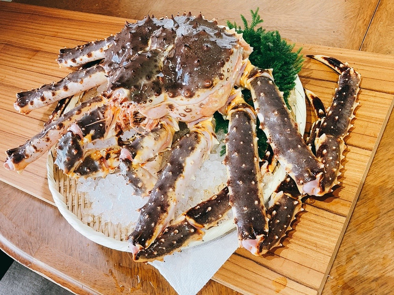 【蟹の王様】『氷締め"活"タラバガニ』北海道産 1杯 中〜特大サイズ（1kg〜3.5kg）※1〜4人前