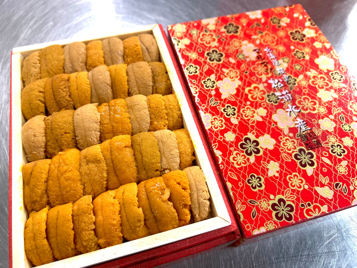 人気急上昇！松浦スペシャル】「エゾバフンウニ」並び特A品（約250g