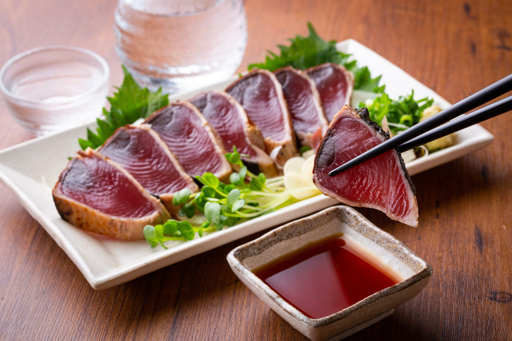 【旬の味覚】『生・初鰹』カツオ 四分一(約0.6〜0.9kg) 九州・千葉産他 冷蔵