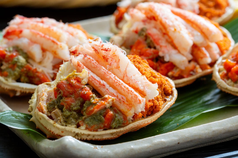 【旬のご馳走】『"活"香箱蟹（メスのズワイガニ）』石川県産他 1杯120g前後×5杯