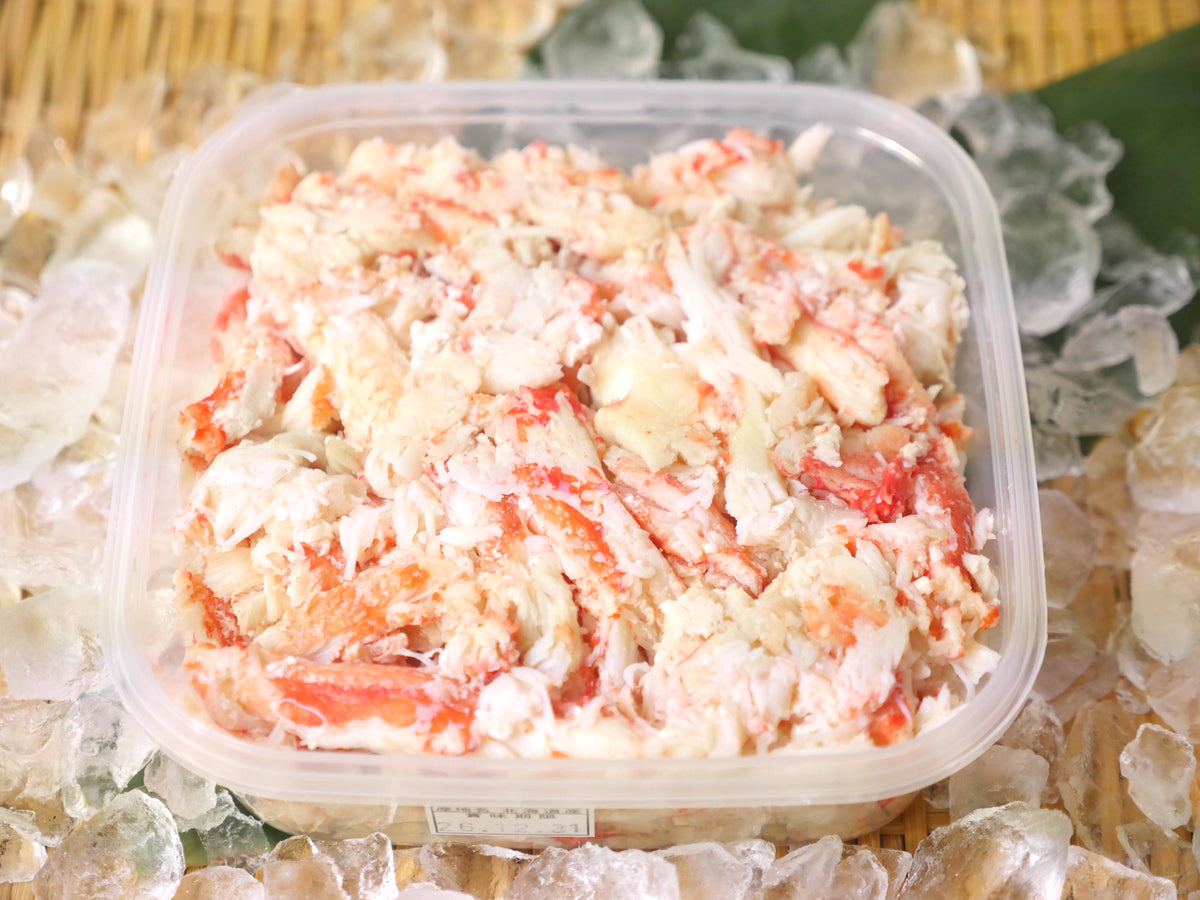 たっぷり500g】北海道産 タラバガニ ボイルむき身 500g・冷凍