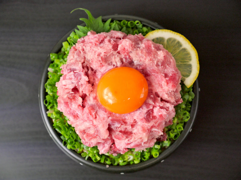 【お得】"粗挽き"天然南鮪入りネギトロ100g×10セット（約1kg）便利なチューブタイプ 豊洲市場直送・冷凍