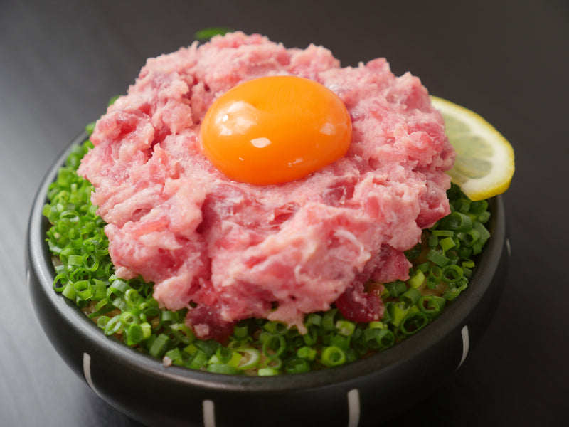 【お得】"粗挽き"天然南鮪入りネギトロ100g×10セット（約1kg）便利なチューブタイプ 豊洲市場直送・冷凍