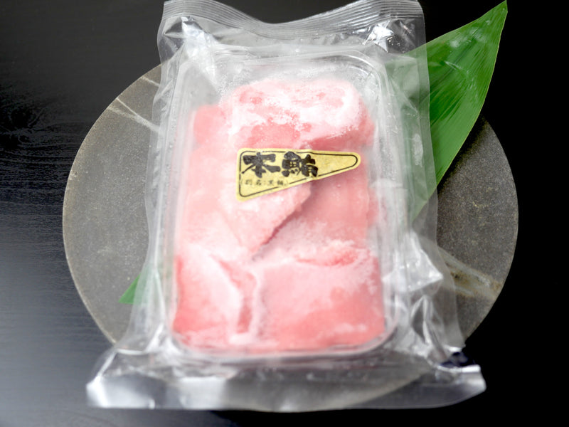 【お試し】訳あり国産本鮪切り落とし100g 豊洲市場直送・冷凍