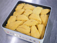 【豊洲直送】カネシンの"白缶"「キタムラサキウニ」バラA（約250g）弁当箱 ・冷蔵