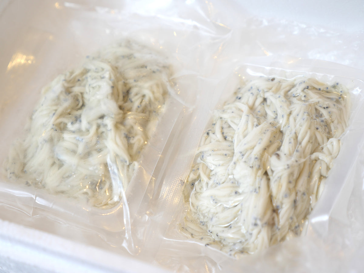 【朝どれ生しらす】鮮度そのまま急速冷凍、100g×2・冷凍