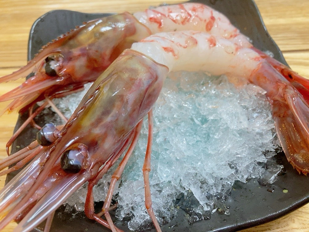 【豊洲直送】幻の海老"ぶどうえび"最も希少な海老をご自宅で。約300g（1尾50-70g・4-6尾） ・冷蔵