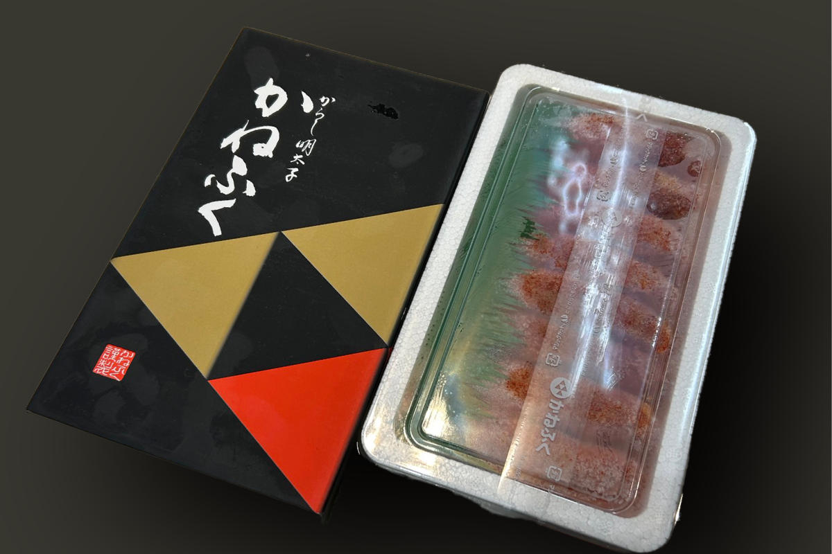 【明太子のトップブランド】『かねふく辛子明太子一本物』 1Lサイズ 400g・冷凍