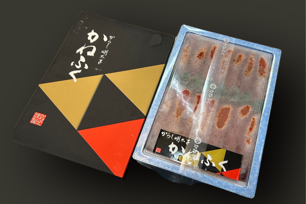 【明太子のトップブランド】『かねふく辛子明太子一本物』 2Lサイズ 1kg・冷凍