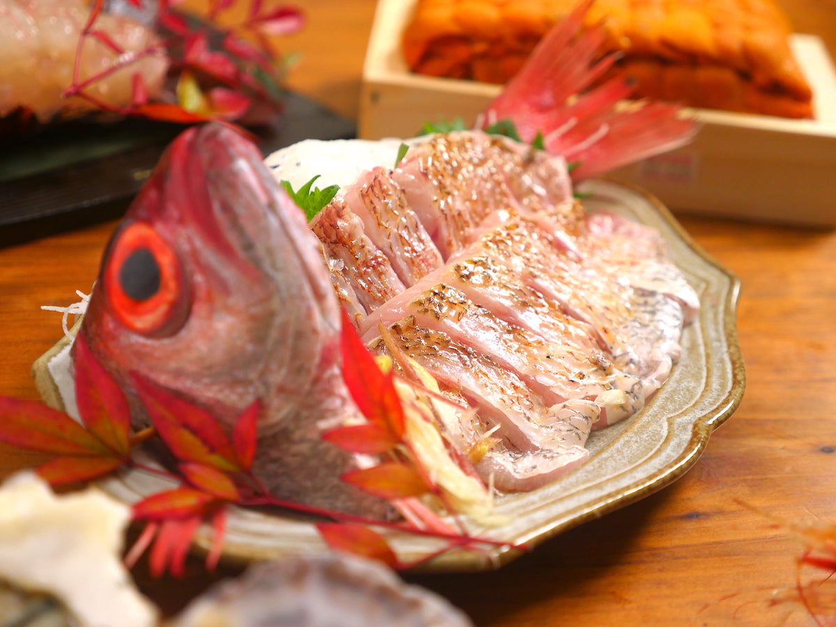 【紅瞳】白身魚の王様「ノドグロ」最上級ブランド"紅瞳"450-550g・豊洲市場直送・冷蔵