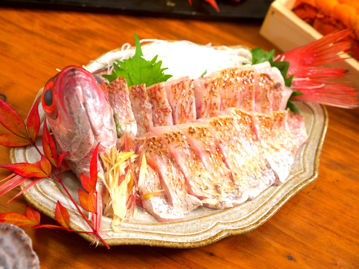 【紅瞳】白身魚の王様「ノドグロ」最上級ブランド"紅瞳"450-550g・豊洲市場直送・冷蔵