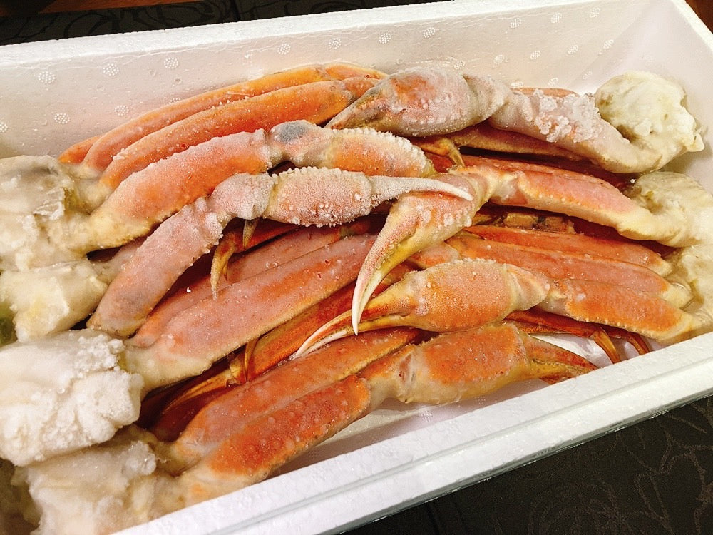 北海道直送】”お買い得”ロシア産2Lボイルズワイガニ7〜9肩（総重量2kg)・冷凍