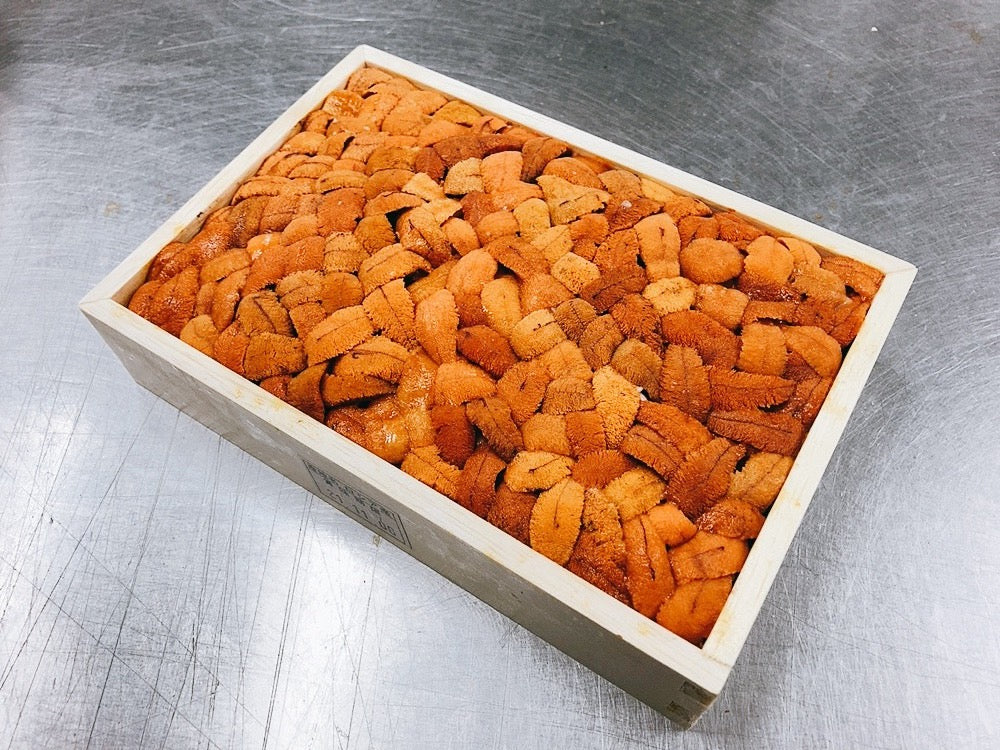 【ミョウバン不使用】無添加『エゾバフンウニ』バラ（約250g）弁当箱 ・冷蔵