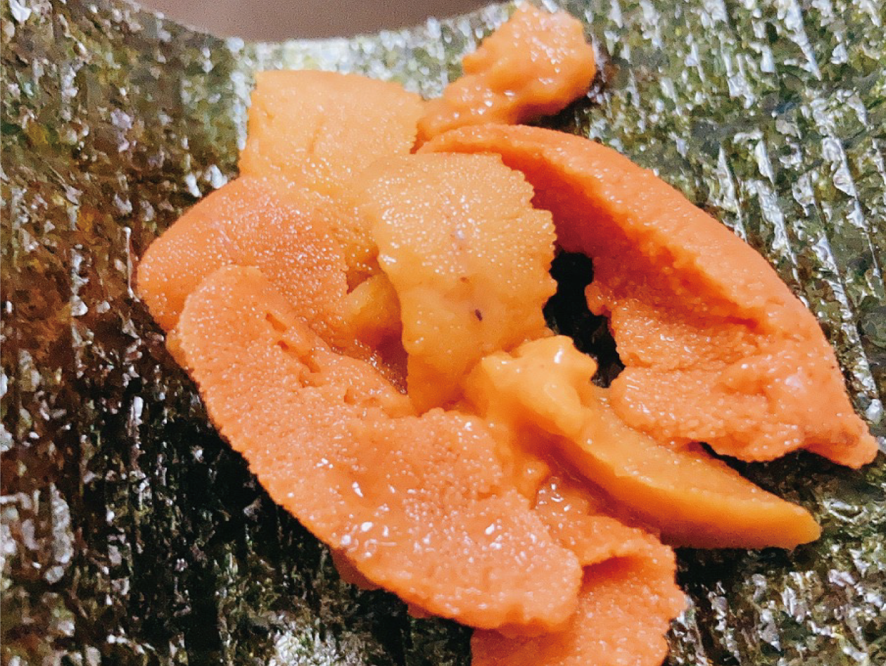 【小川のウニ】「エゾバフンウニ」並びA品（約250g） 弁当箱 豊洲市場直送・冷蔵